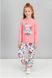 Пижама детская для девочек RolyPoly 1569 розовый