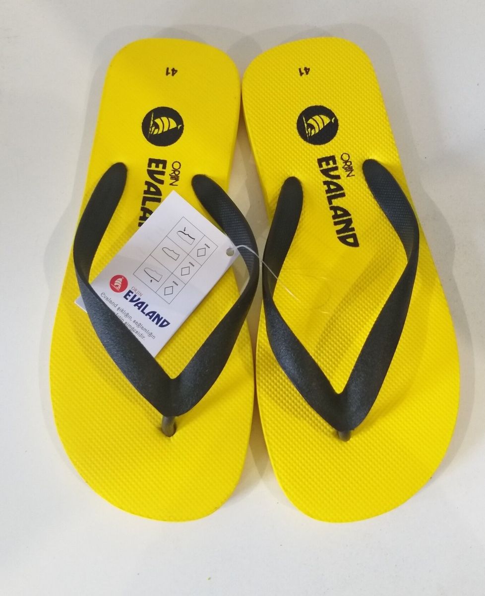 Чоловіче пляжне взуття Evaland 917-10 жовтий Чоловіче пляжне взуття Evaland 917-10 жовтий з 4