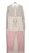 Женщина беременна пижама Feyza 3561 розовый