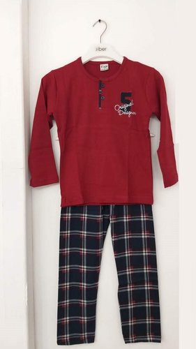 Пижама детская для мальчиков Fapi 1125 бордовый Пижама детская для мальчиков Fapi 1125 бордовый из 2