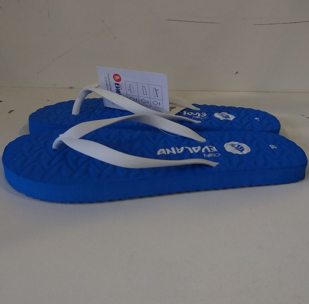 Жіноча пляжне взуття Evaland 917-10B синій Жіноча пляжне взуття Evaland 917-10B синій з 4