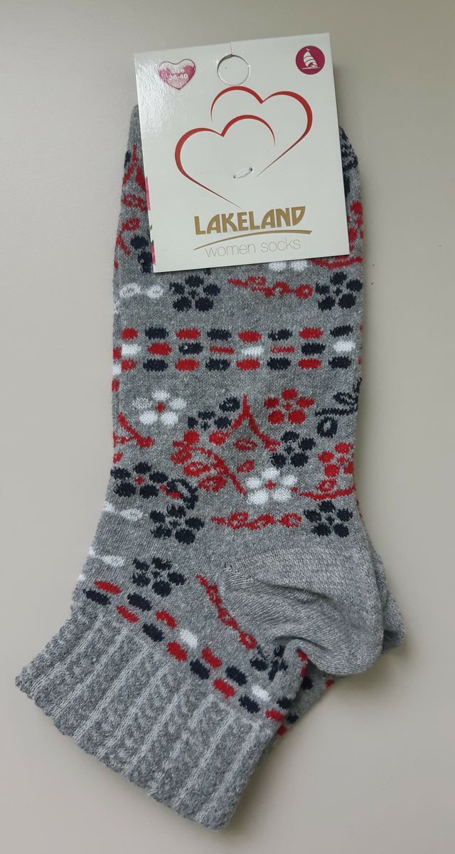 Жіночі шкарпетки Lakeland 50115 сірий Жіночі шкарпетки Lakeland 50115 сірий з 2