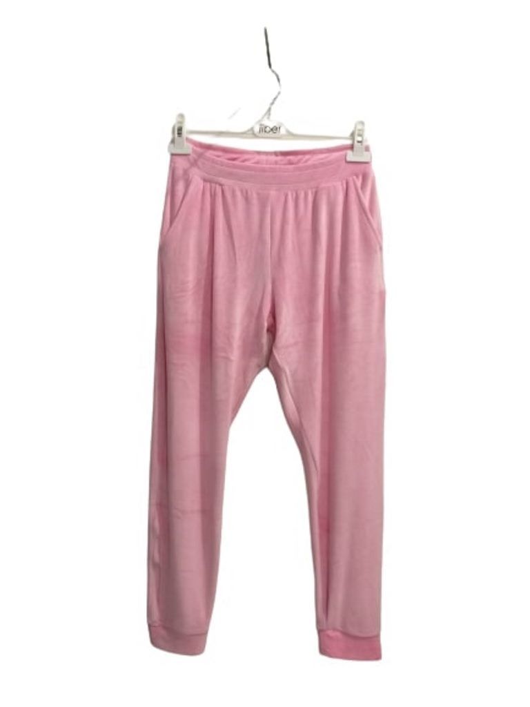 Жіночі оксамитові спортивні штани Jiber 3696 рожевий Жіночі оксамитові спортивні штани Jiber 3696 рожевий з 3