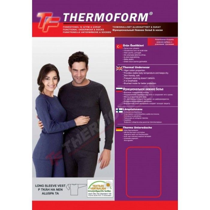 Термокофта унісекс Thermoform 12-004 темно-синя Термокофта унісекс Thermoform 12-004 темно-синя з 4