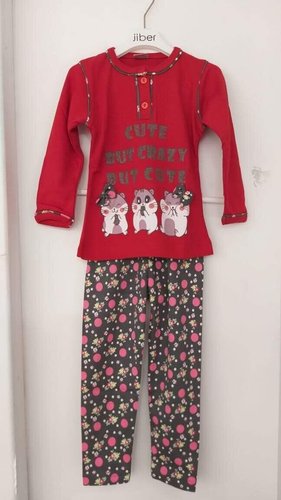 Пижама детская для девочек Tarık 9830 красный Пижама детская для девочек Tarık 9830 красный из 2