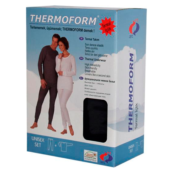Термокомплект унісекс Thermoform 1-001 чорний Термокомплект унісекс Thermoform 1-001 чорний з 5