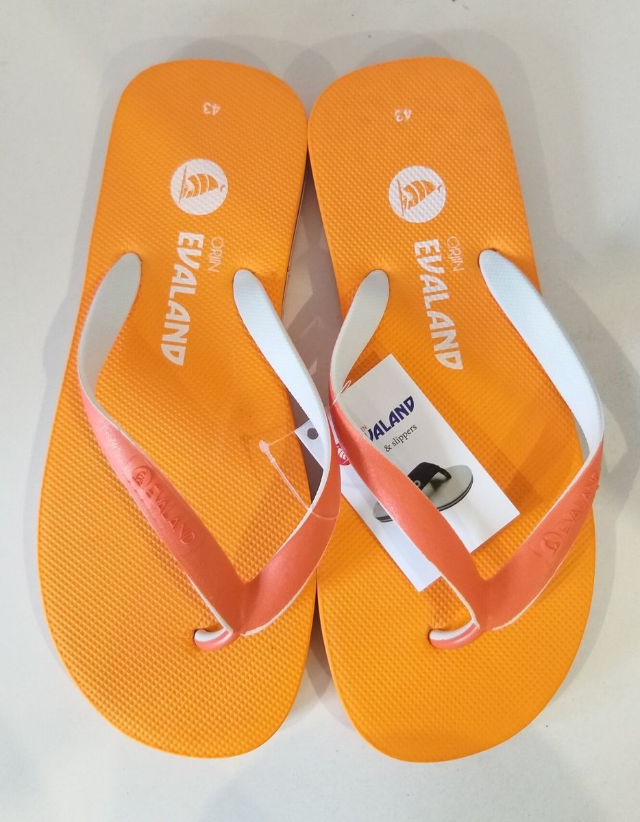Чоловіче пляжне взуття Evaland 3017-10A помаранчевий Чоловіче пляжне взуття Evaland 3017-10A помаранчевий з 4