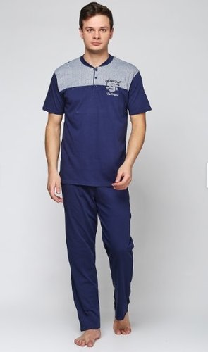 Мужская пижама Mirano 5168 темно-синий Мужская пижама Mirano 5168 темно-синий из 2