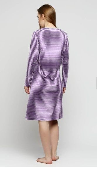 Жіноча нічна сорочка Senfoni 1022-2 фіолетовий Жіноча нічна сорочка Senfoni 1022-2 фіолетовий з 3