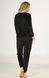 Женская бархатная пижама Jiber 3931 черный