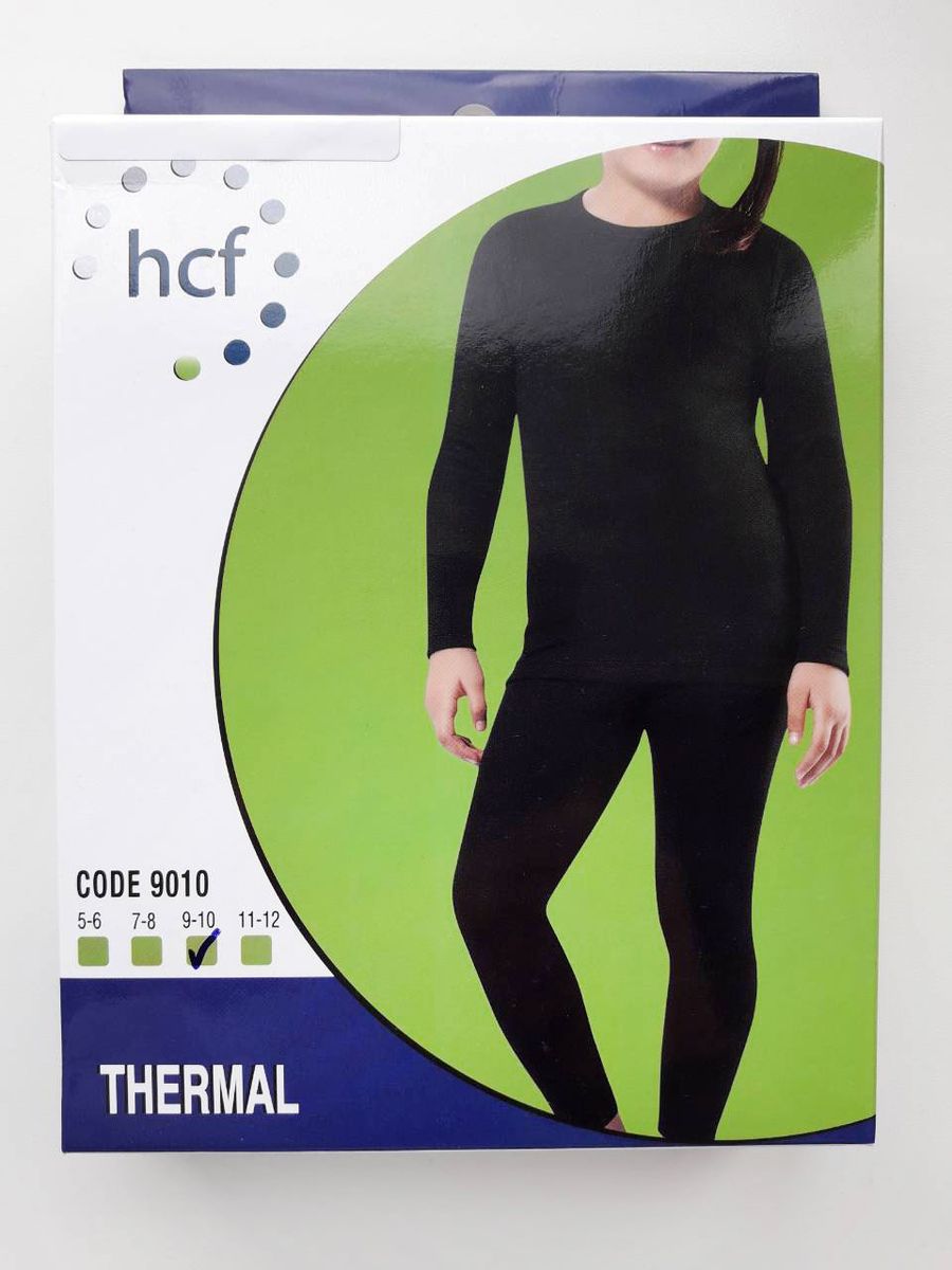 Термокальсони дитячі для дівчинки HCF 9010, чорні Термокальсони дитячі для дівчинки HCF 9010, чорні з 4